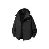 Black [Single-Breasted Windbreaker Without Lining]  
Черный [Однобортная ветровка без подкладки]