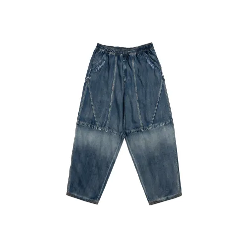 PHANTACI Blue Unisex Casual Pants PHANTACI Синий Унисекс Повседневные Штаны