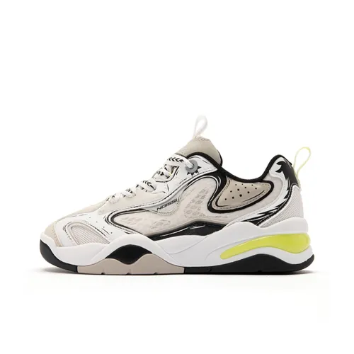 QIAODAN Slip-resistant Abrasion-resistant Low-top Скейтборд Кроссовки Женские Белый Черный