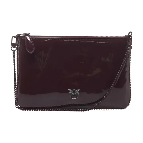 PINKO Полиуретан Ручная Сумка на плечо Женская Бургунди