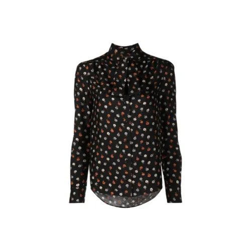 SAINT LAURENT Рубашка Женская Черная