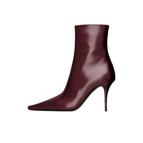 SAINT LAURENT Ashley Ботильоны 9 см Женские Красные