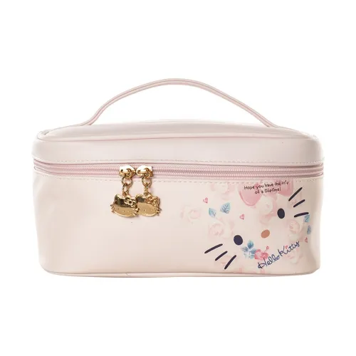 Sanrio Hello Kitty Полиуретан Путешествие Сумка для хранения Женская Розовый Черный Белый
