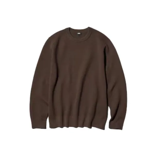 UNIQLO Коричневый Унисекс Свитера