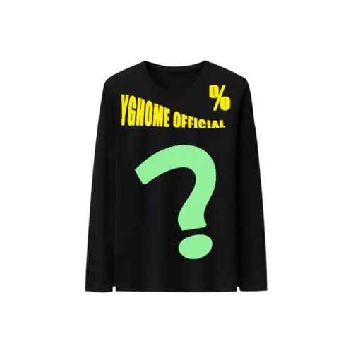 YGHOME OFFICIAL Черный Унисекс T-рубашки