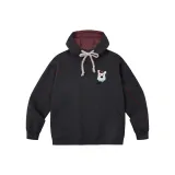 Чёрный с меланжевым серым