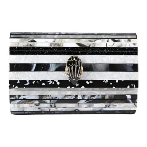 Kurt Geiger London Акриловая сумка через плечо женская черная и белая