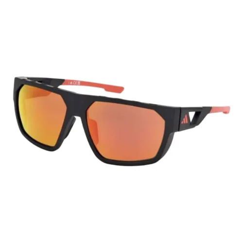 Adidas Injection Molded Rectangular Солнцезащитные очки Мужские Черные