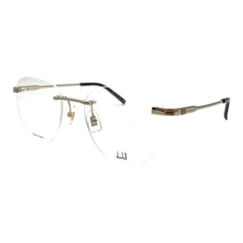 Dunhill Металл Нерегулярная форма Оправы для очков Женские Золото