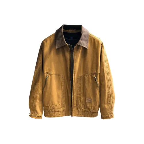 YGQPZHZ Желтые Мужские Куртки