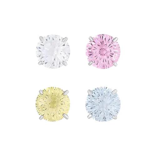 Серьги FAIRWHALE с цирконием унисекс