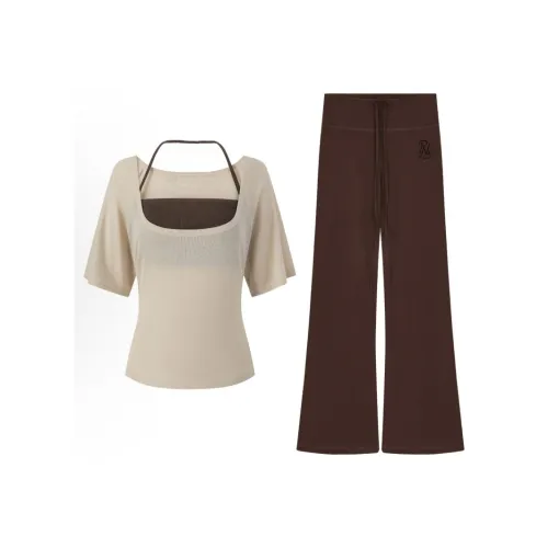 PNVB Коричневый Женские Повседневные Костюмы