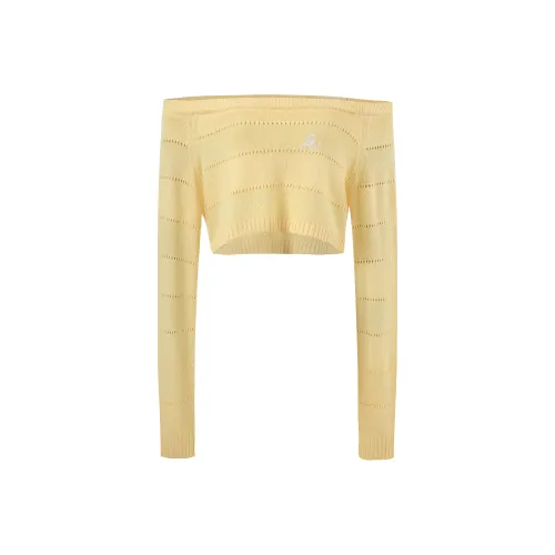 INSLIISA Желтый COVER UP Женские Трикотаж