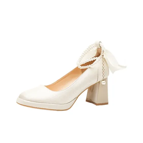 Zubumei Грубый каблук Высокие каблуки Женские