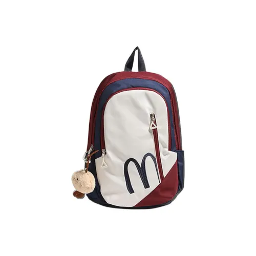 PT'SON Ткань Рюкзак Стандартный Женский Синий Красный