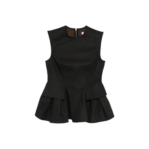 REMAIN BIRGER CHRISTENSE Темно-коричневые женские майки