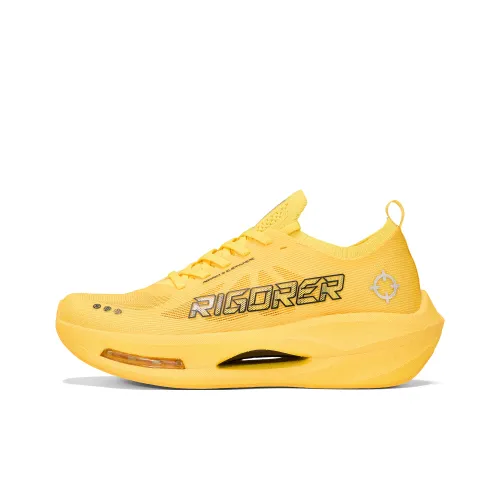 RIGORER Дышащие Низкие Беговые Кроссовки Унисекс Неаполитанский Желтый