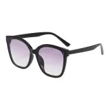 Черная оправа с сливово-фиолетовыми линзами