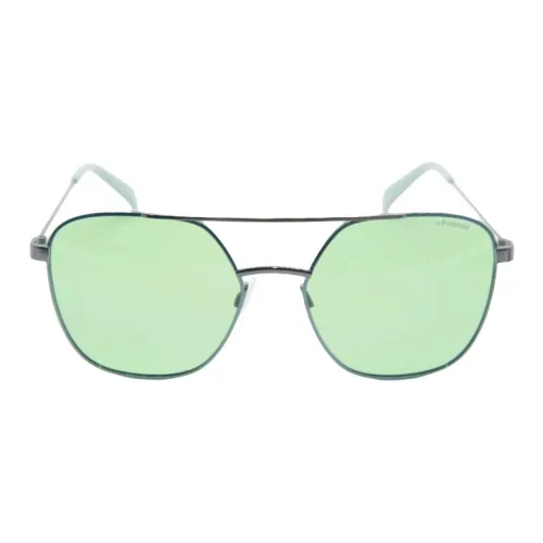 Polaroid Пластик Металл Aviator Солнцезащитные очки Унисекс Зеленый