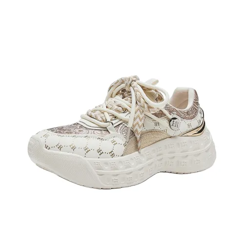 HR Low Топ Толстая подошва Кроссовки Женские