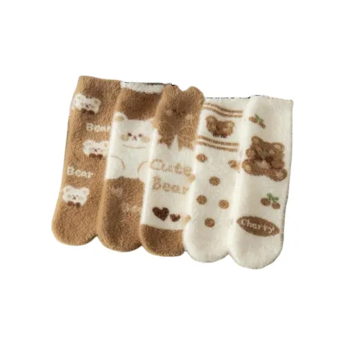 OEING 5 пар Женские носки MID до икры