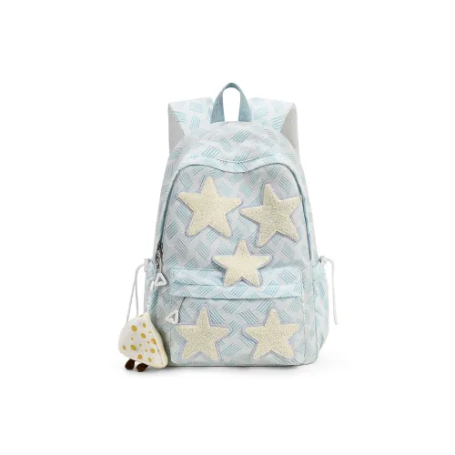 PT'SON Ткань Рюкзак Стандартный Женский Светло-Синий