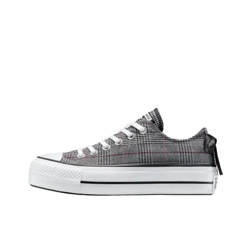 Converse Chuck Taylor All Star Lift Low Топ Кеды Женские Черный Белый