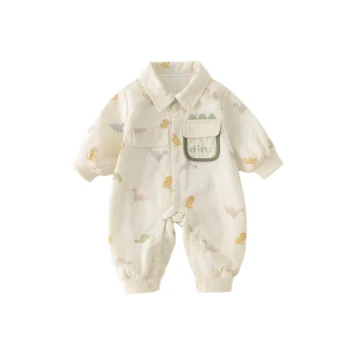 XiaoJinBu Экрю Детские комбинезоны ползунки