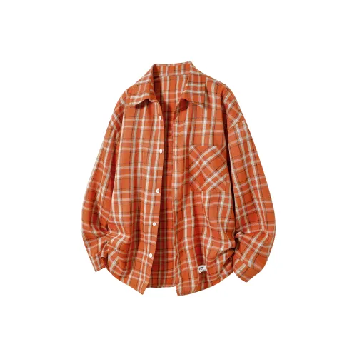 WKOOG Оранжевые Унисекс Рубашки