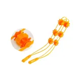 18-колесный (желтый) ручной растягиватель для спины и суставов плеч, а также для шеи и шейного отдела позвоночника