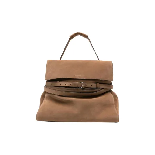 MOSCHINO Сумка из телячьей замши женская цвет умбра