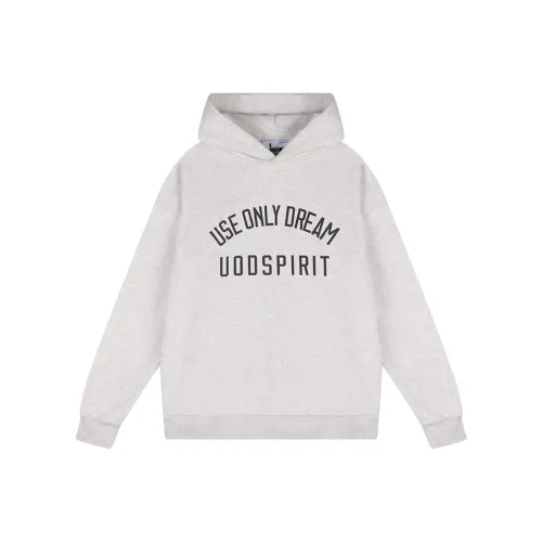 UOD Тяжелый С капюшоном Свободный крой Большой размер Длинный рукав Пуловер Толстовка Унисекс