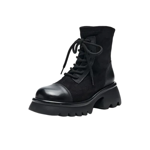 HR Эластичные сапоги и сапоги-носки Черные Женские