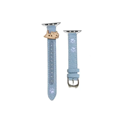 CHUANGYIDA Ремень Apple Совместимость Canvas Denim Материал