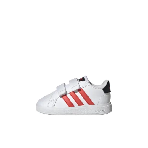 Adidas GRAND COURT 2,0 Поддержка Низкий Топ Обувь для малышей Белый Новорожденный и Малыш