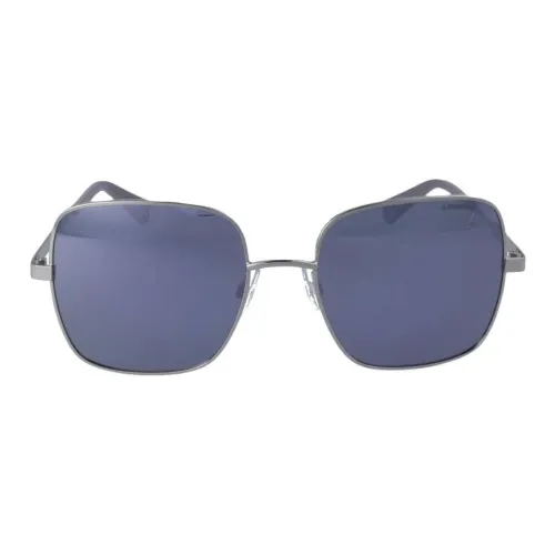 Polaroid Металл Квадрат Солнцезащитные очки Женские Серый