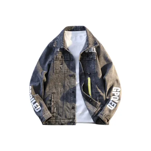 BAISHENGHU Черный Серый Цвет Мужские Куртки