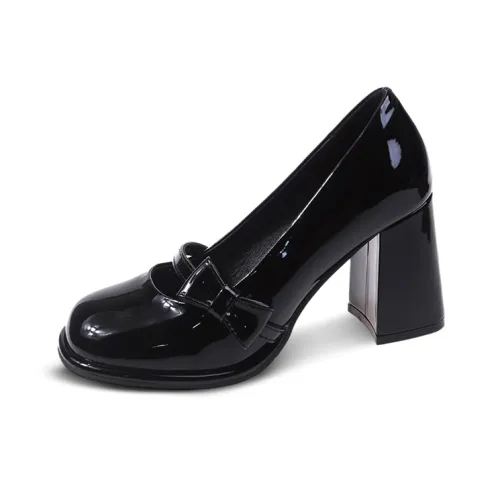 betu Грубый каблук Туфли Мэри Джейн Женские