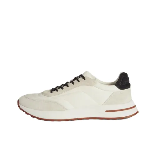 Loro Piana Week End Walk Low Топ Повседневная обувь Мужская Белая