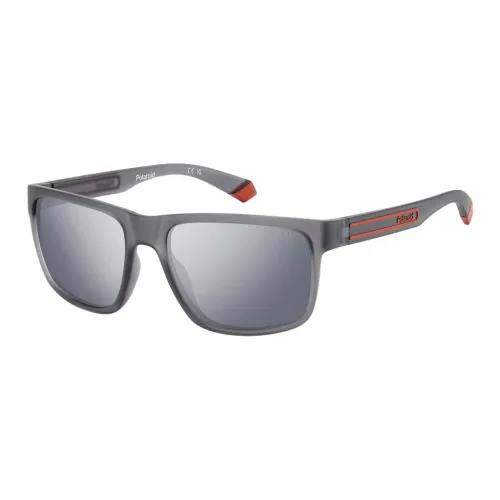 Polaroid Квадратные Солнцезащитные Очки Унисекс Серые