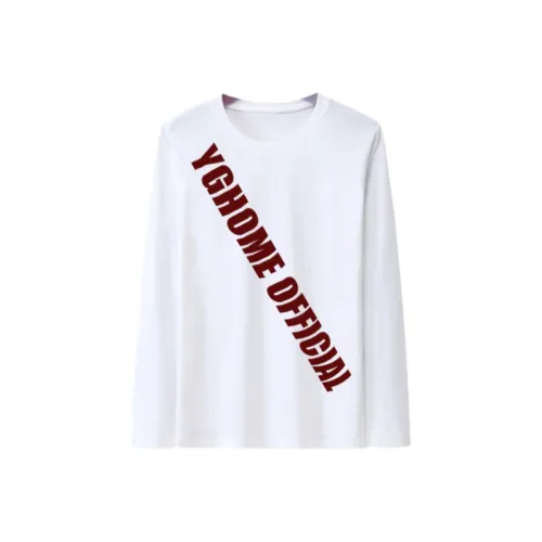 YGHOME OFFICIAL Белый Унисекс T-рубашки