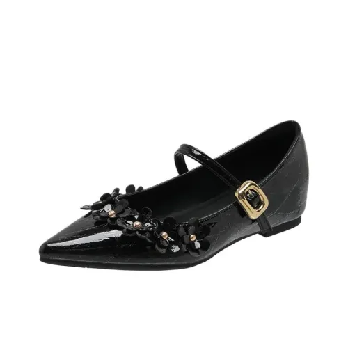 Dawei's House Плоская подошва Туфли Мэри Джейн Женские