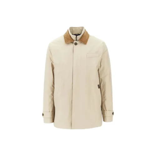 Fay Сливочный Мужской Куртки