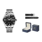 Стальной браслет, глубокий черный.