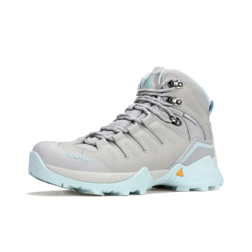 HUMTTO Амортизация Противоскользящее покрытие Высокий топ Походная обувь Женская Лунный свет Серый