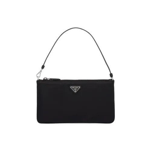 PRADA Ткань Клатч Сумка через плечо Женская Черная