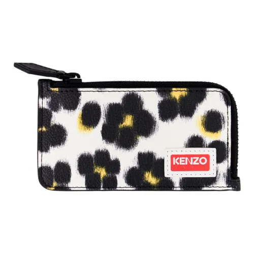 KENZO Кожа Детали Картхолдер Унисекс Белый