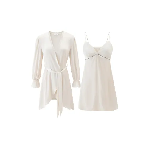 MY BODY Шампанское Белый Женский Пижамный Комплект