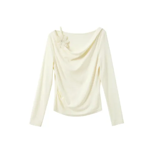 3COLOUR Экрю Женские T-рубашки