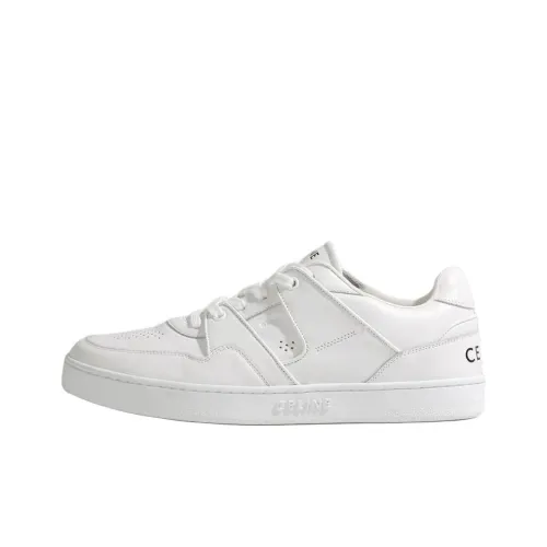 CELINE CT 04 Low Топ Стильные Скейтбординги Мужской Белый